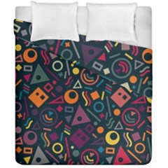 Random, Abstract, Forma, Cube, Triangle, Creative Duvet Cover Double Side (California King Size) from ArtsNow.com