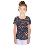 Random, Abstract, Forma, Cube, Triangle, Creative Kids  One Piece T-Shirt