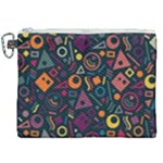 Random, Abstract, Forma, Cube, Triangle, Creative Canvas Cosmetic Bag (XXL)