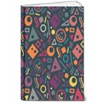 Random, Abstract, Forma, Cube, Triangle, Creative 8  x 10  Hardcover Notebook