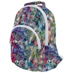 Abstract confluence Rounded Multi Pocket Backpack