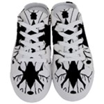 Black Silhouette Artistic Hand Draw Symbol Wb Half Slippers