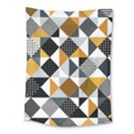 Pattern Tile Squares Triangles Seamless Geometry Medium Tapestry