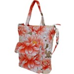 Flowers Plants Sample Design Rose Garden Flower Decoration Love Romance Bouquet Shoulder Tote Bag