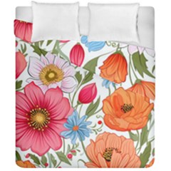 Flowers Plants Bouquets Decor Flower Decoration Garden Flower Shop Scent Romance Wallpaper Nature Duvet Cover Double Side (California King Size) from ArtsNow.com