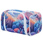 Nature Night Bushes Flowers Leaves Clouds Landscape Berries Story Fantasy Wallpaper Background Sampl Toiletries Pouch