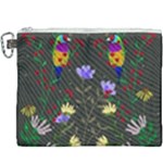 Bird Flower Plant Nature Canvas Cosmetic Bag (XXXL)