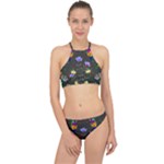 Bird Flower Plant Nature Halter Bikini Set