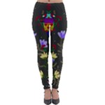 Bird Flower Plant Nature Lightweight Velour Leggings