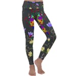 Bird Flower Plant Nature Kids  Lightweight Velour Classic Yoga Leggings