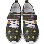 Bird Flower Plant Nature Men s Velcro Strap Shoes