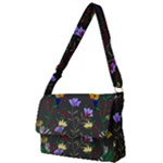 Bird Flower Plant Nature Full Print Messenger Bag (L)