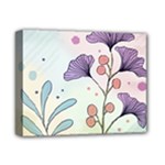 Flower Paint Flora Nature Plant Deluxe Canvas 14  x 11  (Stretched)