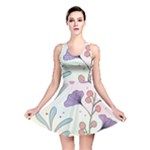 Flower Paint Flora Nature Plant Reversible Skater Dress