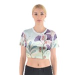 Flower Paint Flora Nature Plant Cotton Crop Top