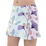 Flower Paint Flora Nature Plant Classic Tennis Skirt