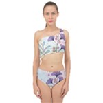 Flower Paint Flora Nature Plant Spliced Up Two Piece Swimsuit