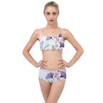 Flower Paint Flora Nature Plant Layered Top Bikini Set