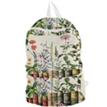 Books Flowers Book Flower Flora Floral Foldable Lightweight Backpack