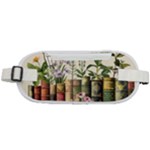 Books Flowers Book Flower Flora Floral Rounded Waist Pouch
