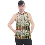 Books Flowers Book Flower Flora Floral Men s Sleeveless Hoodie