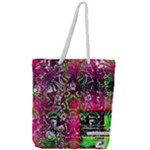 My Name Is Not Donna Full Print Rope Handle Tote (Large)