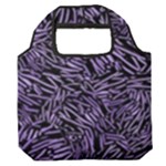 Enigmatic Plum Mosaic Premium Foldable Grocery Recycle Bag
