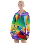 bring colors to your day Women s Long Sleeve Casual Dress