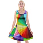 bring colors to your day Reversible Velvet Sleeveless Dress