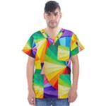 bring colors to your day Men s V-Neck Scrub Top