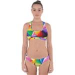 bring colors to your day Cross Back Hipster Bikini Set