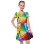 bring colors to your day Kids  Cross Web Dress