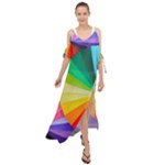bring colors to your day Maxi Chiffon Cover Up Dress