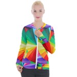bring colors to your day Casual Zip Up Jacket