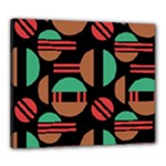 Abstract Geometric Pattern Canvas 24  x 20  (Stretched)