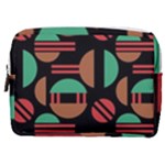 Abstract Geometric Pattern Make Up Pouch (Medium)