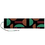 Abstract Geometric Pattern Roll Up Canvas Pencil Holder (L)