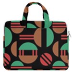 Abstract Geometric Pattern MacBook Pro 13  Double Pocket Laptop Bag