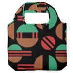 Abstract Geometric Pattern Premium Foldable Grocery Recycle Bag