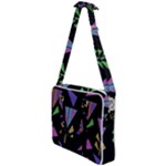 Abstract Pattern Flora Flower Cross Body Office Bag