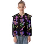 Abstract Pattern Flora Flower Kids  Peter Pan Collar Blouse