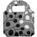 Abstract Nature Black White Foldable Grocery Recycle Bag