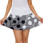 Abstract Nature Black White Women s Skort