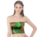 Leaves Foliage Pattern Oak Autumn Tube Top