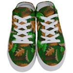 Leaves Foliage Pattern Oak Autumn Half Slippers