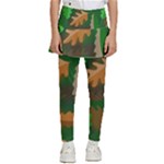 Leaves Foliage Pattern Oak Autumn Kids  Skirted Pants