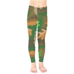 Leaves Foliage Pattern Oak Autumn Kids  Classic Winter Leggings