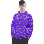Abstract Background Cross Hashtag Men s Pullover Hoodie