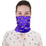 Abstract Background Cross Hashtag Face Covering Bandana (Adult)