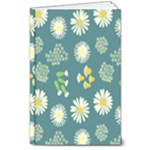 Drawing Flowers Meadow White 8  x 10  Hardcover Notebook